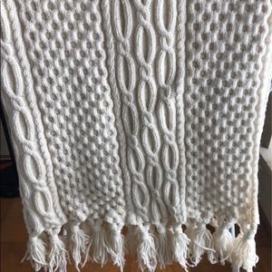 Hand knitted blanket